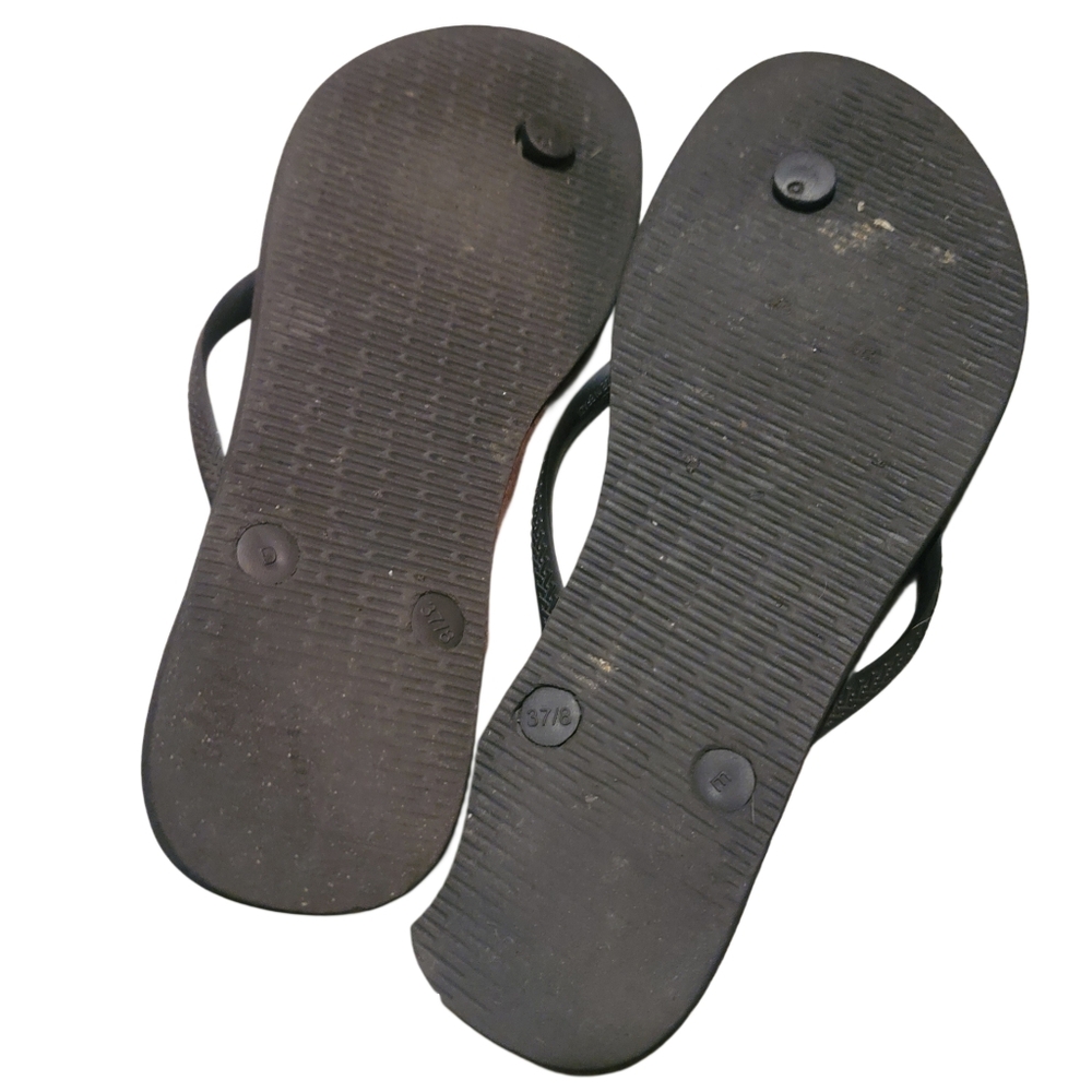 HAVAIANAS Slim Logo Metallic Flip Flop Sandal - Picture 4 of 5